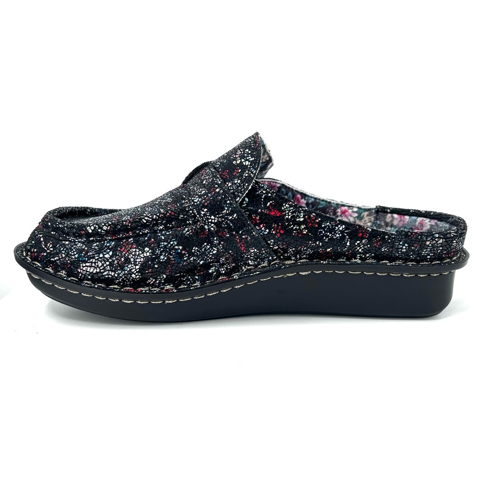 Alegria Black Brigid Floral Mules - Picture 5 of 7